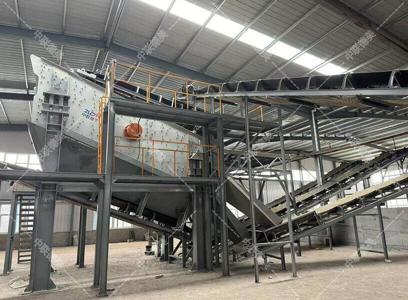 重庆装修垃圾筛分处理设备现场