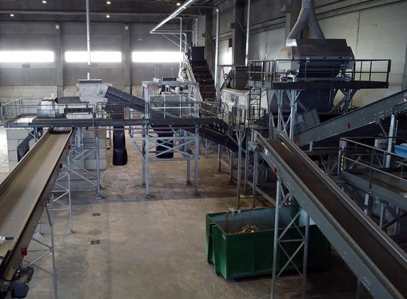 重庆装修垃圾处理设备现场