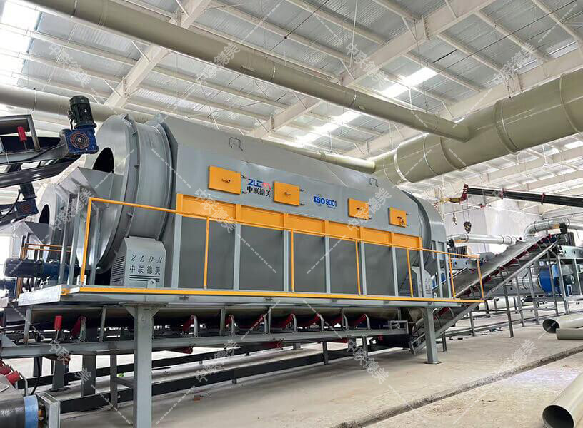 南京陈腐垃圾筛分处理项目现场