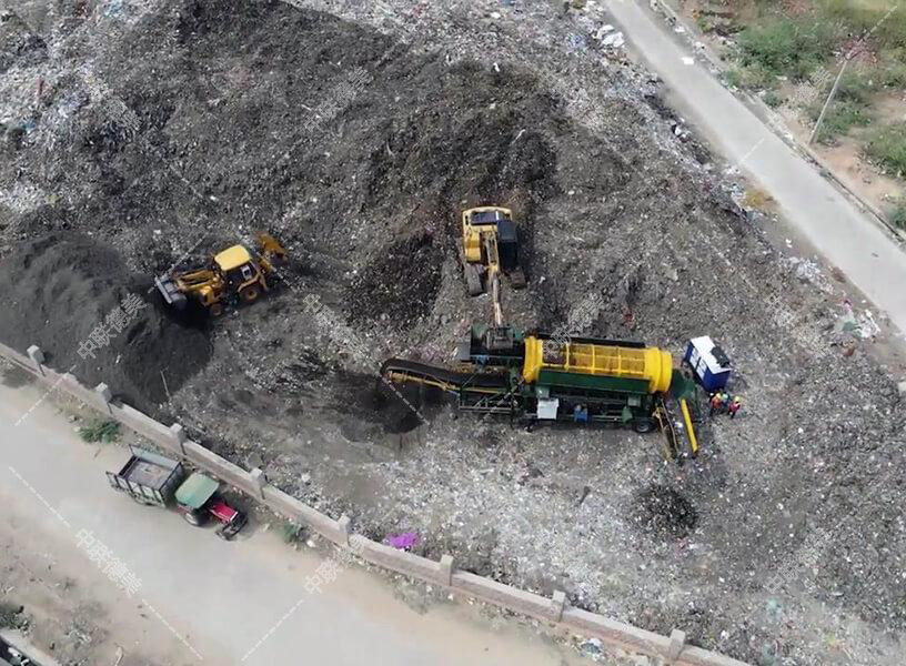 广州陈腐垃圾处理设备现场