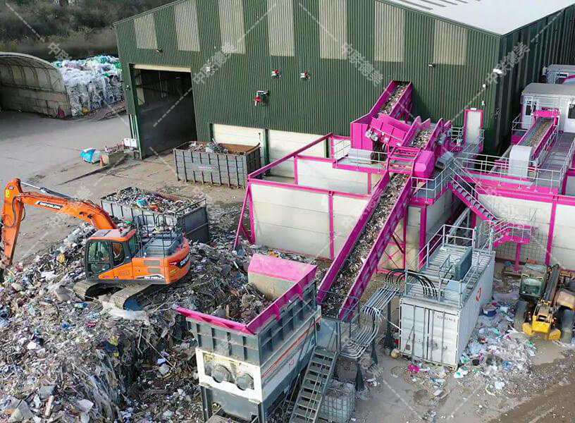 巴基斯坦装修垃圾筛分设备现场