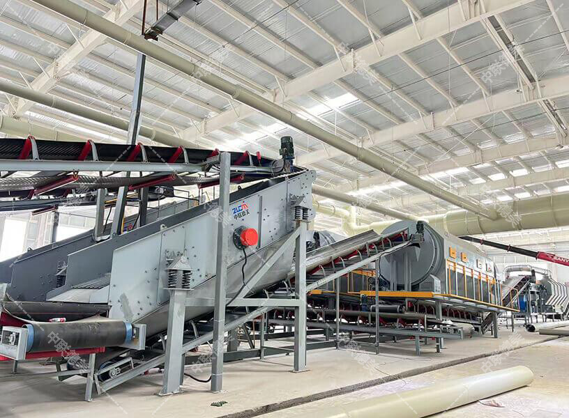 南京陈腐垃圾筛分处理项目现场